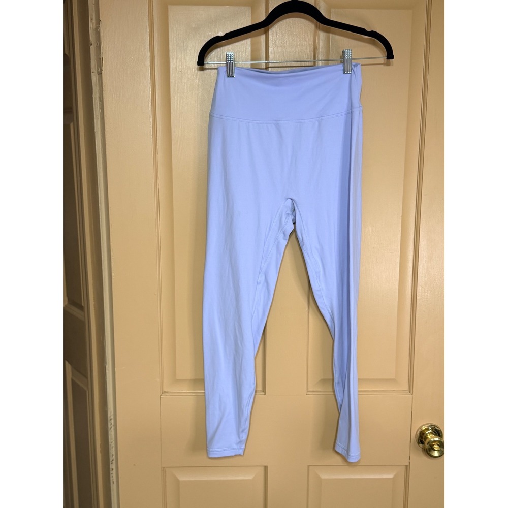 Gilly Hicks Active Boost High Waisted Leggings Light Blue Periwinkle Womens L